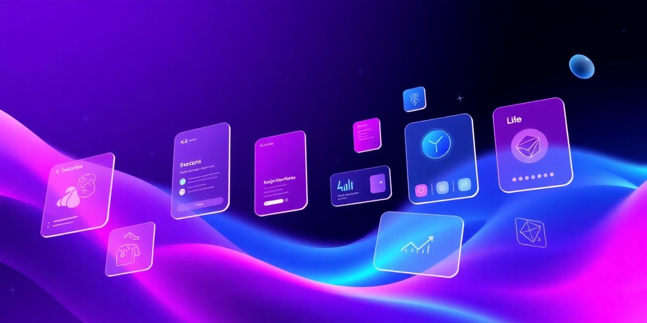 Illustration of floating Zelo product feature cards