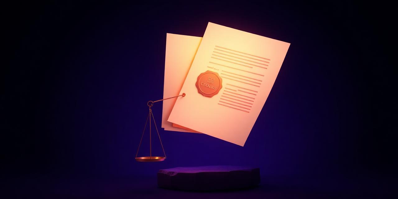 Legal documents illustration